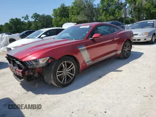2017 Ford Mustang EcoBoost with VIN 1FA6P8TH6H5279254, listed as a Copart auction lot 51433035 with 90,599 mi miles and Salvage Title. Bid and sale history available at carsss.com. Image 1.