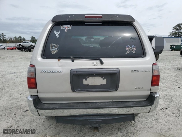 2000 Toyota 4Runner SR5 with VIN JT3HN86R2Y0282716, listed as a Copart auction lot 50390965 with 346,537 mi miles and Salvage Title. Bid and sale history available at carsss.com. Image 6.
