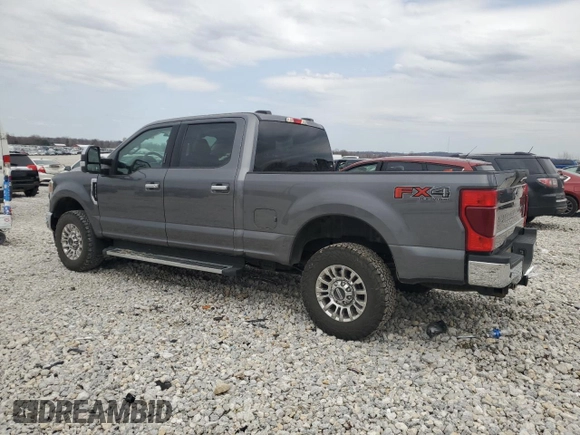 2021 Ford Super Duty F-250 SRW XL with VIN 1FT7W2B63MED45073, listed as a Copart auction lot 49777495 with 99,890 mi miles and Salvage Title. Bid and sale history available at carsss.com. Image 2.