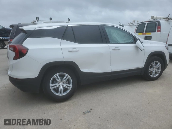 2023 GMC Terrain SLE with VIN 3GKALMEG5PL267001, listed as a Copart auction lot 50059575 with 10,945 mi miles and Salvage Title. Bid and sale history available at carsss.com. Image 3.