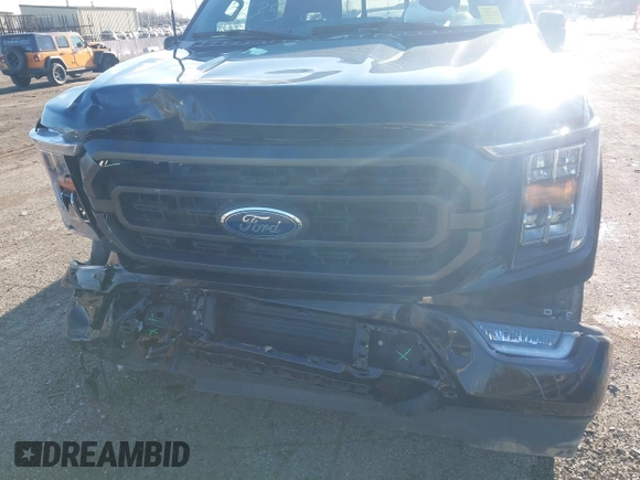 2023 Ford F-150 XL with VIN 1FTFW1E86PFA69635, listed as a IAAI auction lot 41885772 with 26,280 mi miles and . Bid and sale history available at carsss.com. Image 6.