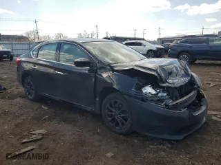 2018 Nissan Sentra SV with VIN 3N1AB7AP8JY242046, listed as a Copart auction lot 50616505 with 141,048 mi miles and Salvage Title. Bid and sale history available at carsss.com. Image 4.