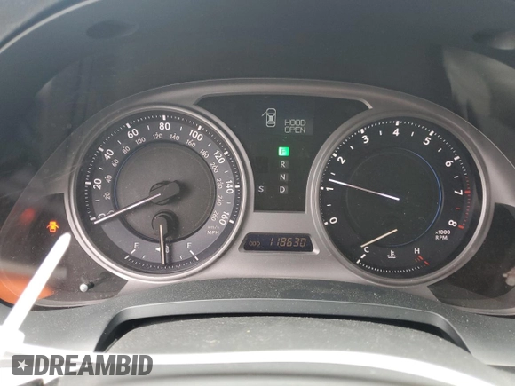 2008 Lexus IS 350 with VIN JTHBE262882013902, listed as a Copart auction lot 55874805 with 118,630 mi miles and Salvage title. Bid and sale history available at DreamBid. Image 9.