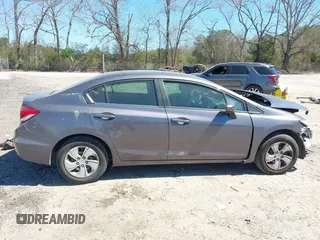 2015 Honda Civic Sedan LX with VIN 19XFB2F57FE030308, listed as a IAAI auction lot 41858216 with 190,293 mi miles. Bid and sale history available at carsss.com. Image 13.