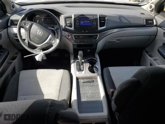 2017 Honda Ridgeline RT with VIN 5FPYK2F26HB008349, listed as a Copart auction lot 56672595 with 222,528 mi miles and Salvage title. Bid and sale history available at DreamBid. Image 8.