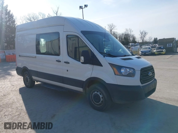 2019 Ford Transit with VIN 1FTBW2XGXKKB14763, listed as a IAAI auction lot 41797636 with 58,122 mi miles and . Bid and sale history available at DreamBid. Image 1.
