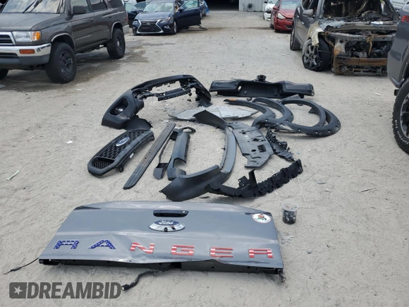 2021 Ford Ranger XL with VIN 1FTER4FH1MLD36020, listed as a Copart auction lot 58893745 with 48,296 mi miles and Salvage title. Bid and sale history available at DreamBid. Image 12.