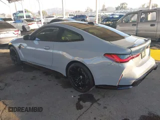 2021 BMW M4 Competition with VIN WBS33AZ00MCG55286, listed as a IAAI auction lot 41233747 with 1 mi miles. Bid and sale history available at carsss.com. Image 3.