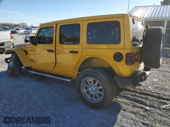 2020 Jeep Wrangler Unlimited Rubicon с VIN 1C4HJXFG3LW187460, выставлен на аукционе Copart как лот 50154435 с пробегом 87 981 миль миль и Списание • Salvage title. История ставок и продаж доступна на DreamBid. Изображение 2.