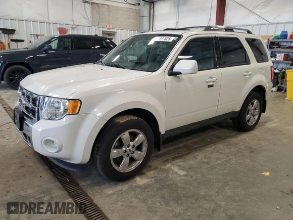 2012 Ford Escape Limited with VIN 1FMCU9EG9CKC80078, listed as a Copart auction lot 54977625 with 128,464 mi miles and Non Repairable. Bid and sale history available at carsss.com. Image 1.
