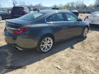 2017 Buick Regal GS with VIN 2G4GT5GX1H9190829, listed as a Copart auction lot 48290075 with 0 mi miles and Salvage Title. Bid and sale history available at carsss.com. Image 3.