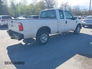 2008 Ford Super Duty F-250 SRW XL with VIN 1FTNX20508EE11793, listed as a IAAI auction lot 42158393 with 144,921 mi miles. Bid and sale history available at carsss.com. Image 4.