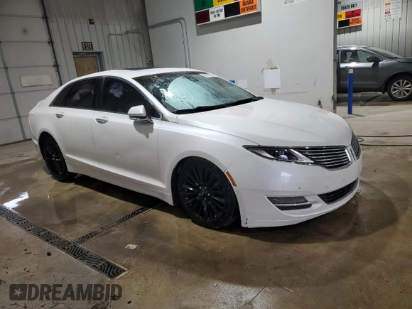 2013 Lincoln MKZ with VIN 3LN6L2J9XDR809243, listed as a Copart auction lot 43581965 with 40,561 mi miles and Salvage Title. Bid and sale history available at DreamBid. Image 4.