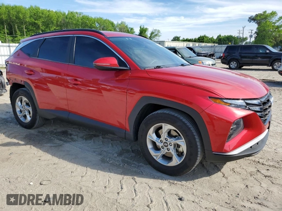 2022 Hyundai Tucson SEL with VIN 5NMJB3AE0NH085519, listed as a Copart auction lot 54003545 with 66,200 mi miles and Salvage Title. Bid and sale history available at DreamBid. Image 4.