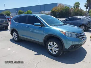 2014 Honda CR-V EX z VIN 5J6RM4H51EL027162, wystawiony jako IAAI lot #42483585 z przebiegiem 98 128 mil mil oraz . Historia ofert i sprzedaży dostępna na DreamBid. Obrazek 1.