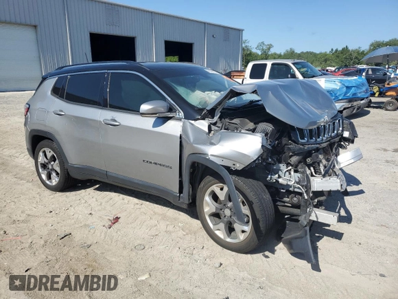 2020 Jeep Compass Limited z VIN 3C4NJCCBXLT211277, wystawiony jako Copart lot #58829525 z przebiegiem 66 223 mil mil oraz Nie do naprawy • Non repairable. Historia ofert i sprzedaży dostępna na DreamBid. Obrazek 4.