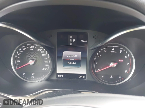 2018 Mercedes-Benz GLC with VIN WDC0G4KB6JV095440, listed as a IAAI auction lot 41675208 with 83,646 mi miles. Bid and sale history available at carsss.com. Image 7.