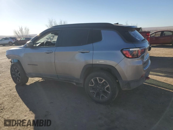 2019 Jeep Compass Trailhawk with VIN 3C4NJDDB8KT748104, listed as a Copart auction lot 87059844 with 112,934 mi miles and Salvage Title. Bid and sale history available at carsss.com. Image 2.