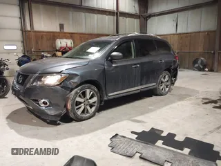 2014 Nissan Pathfinder SV with VIN 5N1AR2MM9EC678959, listed as a IAAI auction lot 41390134 with 120,085 mi miles. Bid and sale history available at carsss.com. Image 2.