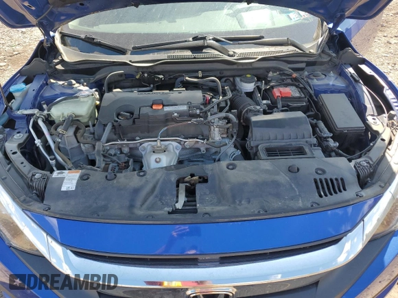 2018 Honda Civic LX with VIN 2HGFC2F57JH607611, listed as a Copart auction lot 56110745 with 39,572 mi miles and Salvage Title. Bid and sale history available at DreamBid. Image 11.