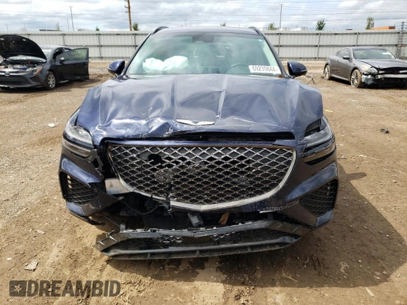 2023 Genesis GV70 Sport with VIN KMUMCDTC1PU080625, listed as a Copart auction lot 69239844 with 21,165 mi miles and Salvage Title. Bid and sale history available at DreamBid. Image 5.