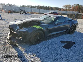 2019 Chevrolet Corvette Grand Sport 2LT with VIN 1G1YX2D79K5110951, listed as a Copart auction lot 82776964 with 0 mi miles and Salvage Title. Bid and sale history available at carsss.com. Image 1.