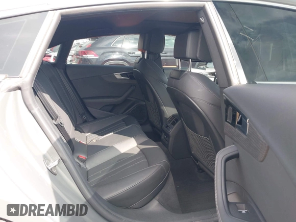 2023 Audi A5 Sportback S line Premium Plus with VIN WAUFACF50PA040074, listed as a IAAI auction lot 41933197 with 21,871 mi miles and . Bid and sale history available at DreamBid. Image 8.