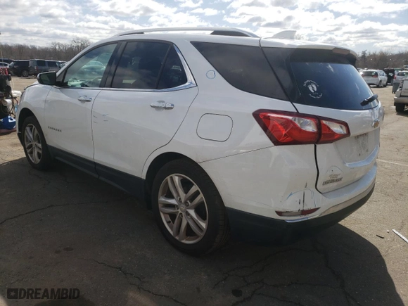 2018 Chevrolet Equinox Premier with VIN 3GNAXVEV8JL113417, listed as a Copart auction lot 49829995 with 91,537 mi miles and Salvage Title. Bid and sale history available at carsss.com. Image 2.