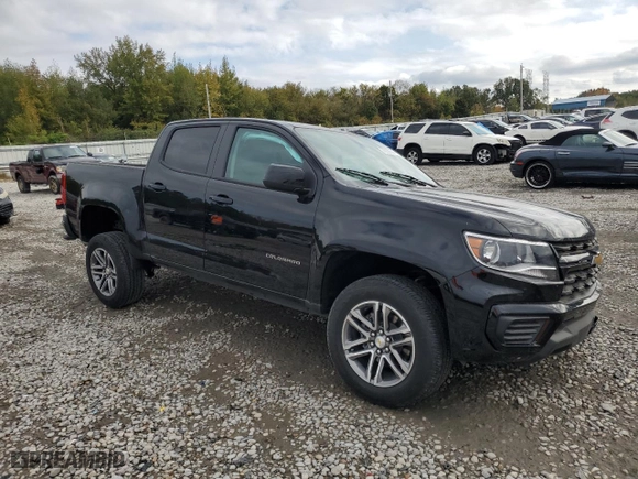 2022 Chevrolet Colorado 2WD Work Truck with VIN 1GCGSBEN9N1218724, listed as a Copart auction lot 78638014 with 0 mi miles and Salvage Title. Bid and sale history available at carsss.com. Image 4.