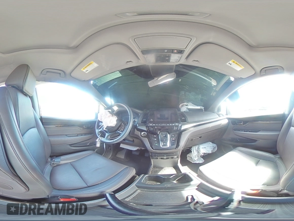 2023 Honda Odyssey Touring with VIN 5FNRL6H89PB034171, listed as a Copart auction lot 55039095 with Not Provided miles and Salvage Title. Bid and sale history available at DreamBid. Image 16.