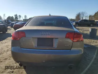 2005 Audi A4 2.0T with VIN WAUAF68E55A479388, listed as a Copart auction lot 87855955 with 103,835 mi miles and Salvage Title. Bid and sale history available at carsss.com. Image 6.