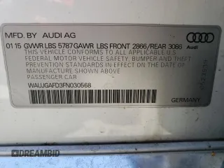 2015 Audi A8 с VIN WAUJGAFD3FN030568, выставлен на аукционе Copart как лот 75785923 с пробегом 83 911 миль миль и . История ставок и продаж доступна на DreamBid. Изображение 12.