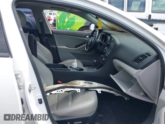 2015 Kia Optima EX with VIN 5XXGN4A71FG356581, listed as a IAAI auction lot 42365202 with Not provided miles and . Bid and sale history available at DreamBid. Image 5.