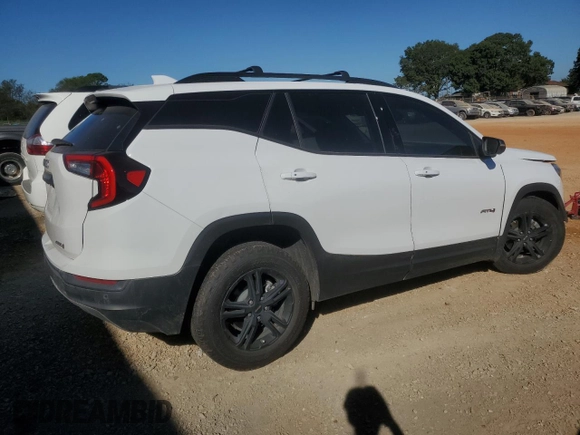 2024 GMC Terrain AT4 with VIN 3GKALYEG1RL142507, listed as a Copart auction lot 75747674 with 20,815 mi miles and Salvage Title. Bid and sale history available at DreamBid. Image 3.