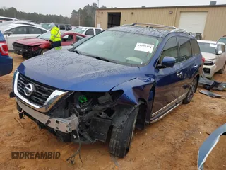 2020 Nissan Pathfinder Platinum with VIN 5N1DR2DM0LC610995, listed as a IAAI auction lot 41109334 with 94,065 mi miles. Bid and sale history available at carsss.com. Image 17.