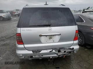 2005 Mercedes-Benz M-Class 3.7L with VIN 4JGAB57E25A518203, listed as a Copart auction lot 43135394 with 202,773 mi miles and Salvage Title. Bid and sale history available at carsss.com. Image 6.