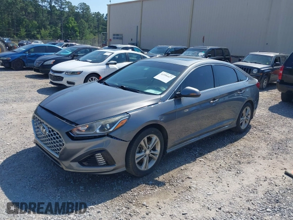 2018 Hyundai Sonata Sport with VIN 5NPE34AFXJH675527, listed as a IAAI auction lot 41996427 with 127,757 mi miles and . Bid and sale history available at carsss.com. Image 2.