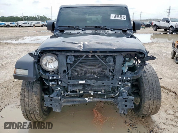 2022 Jeep Wrangler Unlimited Sport S z VIN 1C4HJXDG5NW180130, wystawiony jako Copart lot #59883815 z przebiegiem 47 625 mil mil oraz Czysty tytuł • Clean title. Historia ofert i sprzedaży dostępna na DreamBid. Obrazek 5.