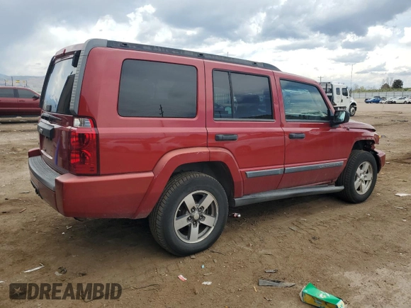2006 Jeep Commander z VIN 1J8HG48N86C288775, wystawiony jako Copart lot #54603685 z przebiegiem 148 238 mil mil oraz Szkoda całkowita • Salvage title. Historia ofert i sprzedaży dostępna na DreamBid. Obrazek 3.