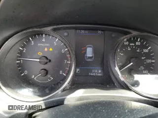 2018 Nissan Rogue SV with VIN JN8AT2MV9JW349335, listed as a Copart auction lot 52323385 with 74,461 mi miles and Salvage Title. Bid and sale history available at carsss.com. Image 9.