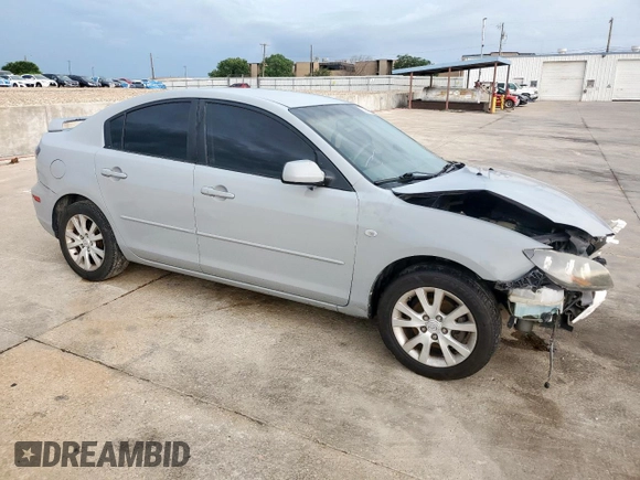 2008 Mazda 3 i Touring with VIN JM1BK32F981867456, listed as a Copart auction lot 54447665 with 137,246 mi miles and Salvage Title. Bid and sale history available at DreamBid. Image 4.