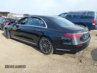 2024 Mercedes-Benz S 580e with VIN W1K6G6KB2RA261358, listed as a IAAI auction lot 41921261 with 10,845 mi miles and . Bid and sale history available at DreamBid. Image 3.