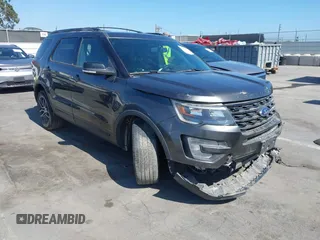 2017 Ford Explorer Sport z VIN 1FM5K8GT8HGD55687, wystawiony jako IAAI lot #41692342 z przebiegiem Nie podano mil oraz . Historia ofert i sprzedaży dostępna na DreamBid. Obrazek 1.