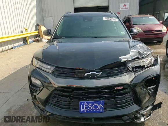 2022 Chevrolet TrailBlazer RS with VIN KL79MTSL2NB113817, listed as a Copart auction lot 50630965 with 39,588 mi miles and Salvage Title. Bid and sale history available at carsss.com. Image 14.