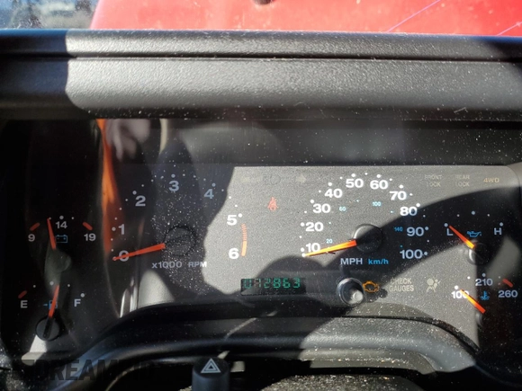 2005 Jeep Wrangler Unlimited with VIN 1J4FA44SX5P353588, listed as a Copart auction lot 42412885 with 72,863 mi miles and Salvage Title. Bid and sale history available at carsss.com. Image 9.
