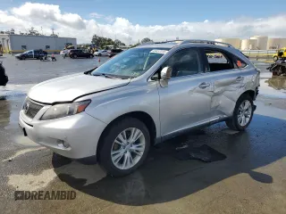 2012 Lexus RX 450h with VIN JTJBC1BA0C2433013, listed as a Copart auction lot 49457235 with Not Provided miles and Salvage Title. Bid and sale history available at DreamBid. Image 1.