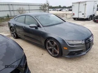 2018 Audi S7 Prestige with VIN WAU2FAFCXJN045155, listed as a Copart auction lot 74590234 with 0 mi miles and Non Repairable. Bid and sale history available at carsss.com. Image 4.