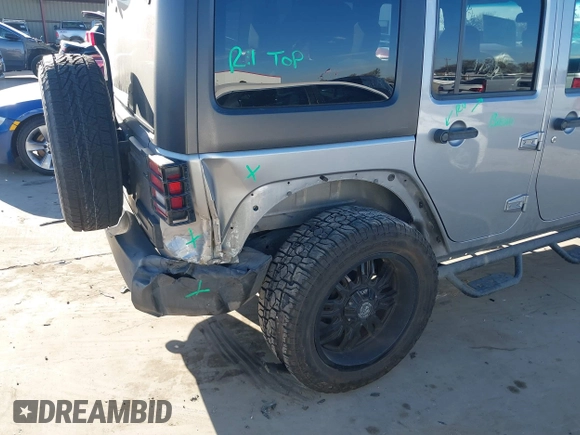 2017 Jeep Wrangler Unlimited Sport with VIN 1C4BJWDG1HL709191, listed as a IAAI auction lot 41360554 with 64,527 mi miles. Bid and sale history available at carsss.com. Image 6.