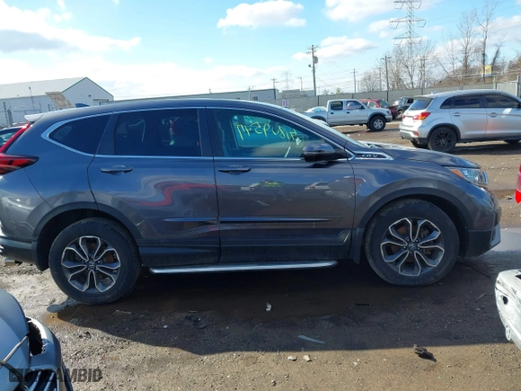 2020 Honda CR-V EX-L with VIN 2HKRW2H87LH611467, listed as a IAAI auction lot 41809547 with 54,744 mi miles. Bid and sale history available at carsss.com. Image 13.