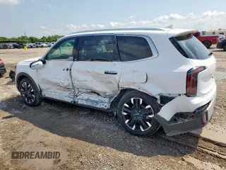 2024 Kia Telluride SX z VIN 5XYP54GCXRG544701, wystawiony jako Copart lot #58526005 z przebiegiem 7 969 mil mil oraz Szkoda całkowita • Salvage title. Historia ofert i sprzedaży dostępna na DreamBid. Obrazek 2.